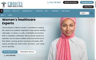 Choice Medical Center website