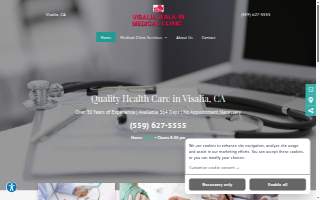 Visalia Walk-In Medical Clinic website