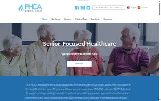 PHCA Medical Group of BVL website