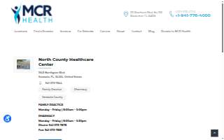 North County Healthcare Center website