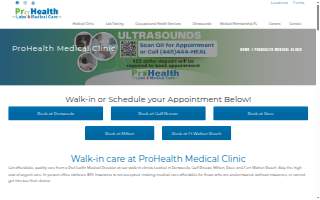 ProHealth Labs and Medical Care website
