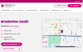 Dedicated Senior Medical Center of Bradenton website