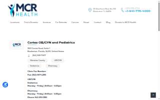 MCR Health Cortez website