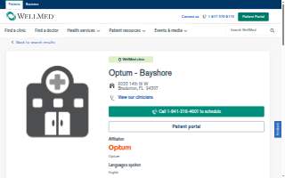 Optum - Bayshore website