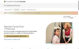CU Family Health Clinic Sheridan Campus website