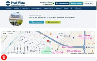 Health Center at Jet Wing - Peak Vista Community Health Centers website