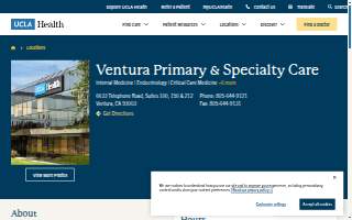 UCLA Health Ventura Primary & Specialty Care website