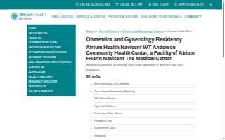 Atrium Health Navicent WT Anderson Community Health Center website