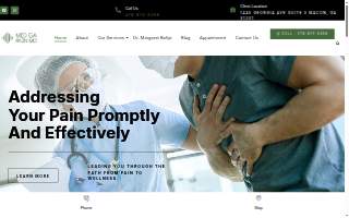Macon Medical Center Pain Management Clinic website