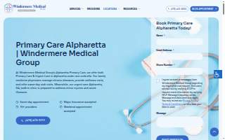 Alpharetta Primary Care | Windermere Medical Group website