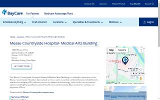 Mease Countryside Hospital- Medical Arts Building website