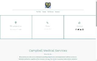 Campbell Medical Services website