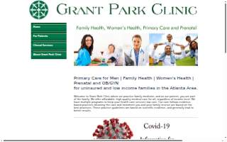 Grant Park Clinic website