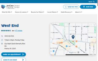 JenCare Senior Medical Center of Atlanta website