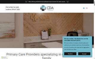 Cda Primary Care website