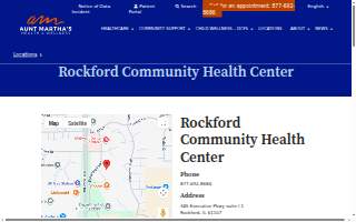 Aunt Martha's Rockford Community Health Center website
