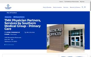 TMH Physician Partners, Services by Southern Medical Group - Primary Care website