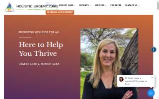 Holistic Urgent Care + Primary Care website