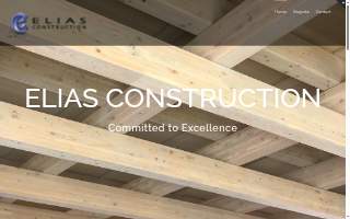 Elias Construction Company website