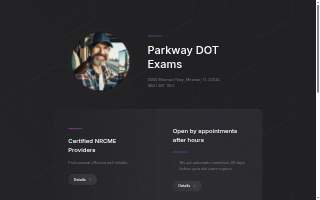 Parkway DOT Exams website