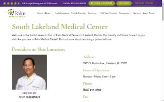 Palm Medical Centers - South Lakeland website