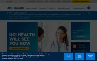 UCI Health - Fountain Valley Outpatient Center website