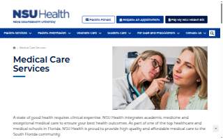 NSU Family Medicine Clinic | Fort Lauderdale website