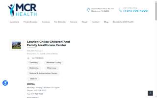 Lawton Chiles Children and Family Healthcare Center website