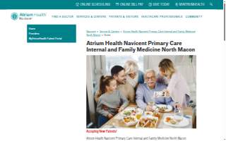 Atrium Health Navicent Primary Care Internal and Family Medicine North Macon website