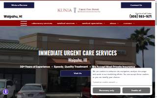 Kunia Urgent Care of Waipahu website
