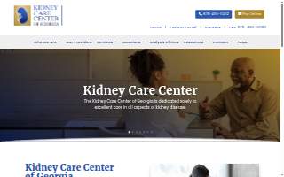 Kidney Care Center of Georgia - Johns Creek website