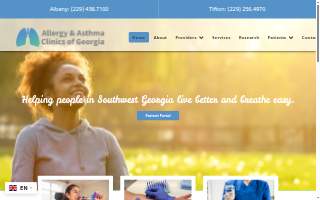 Allergy & Asthma Clinics of Georgia website