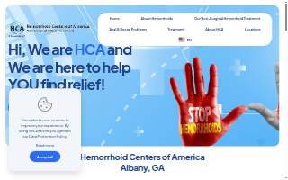 Hemorrhoid Centers of America - Albany website