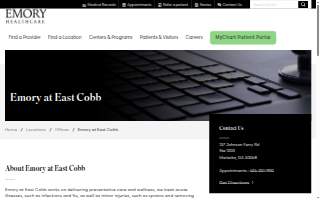 Emory at East Cobb website