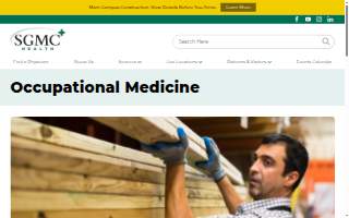 SGMC Occupational and Industrial Medicine website
