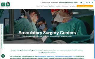 Georgia Urology Surgery Center, Smyrna website