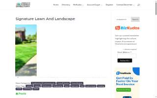 Signature Lawn And Landscape website