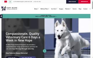 New Hope Animal Hospital of Durham website
