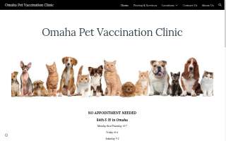 Omaha Pet Vaccination Clinic website