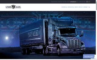 Long Haul Trucking LLC website