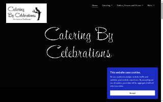 Catering By Celebrations website