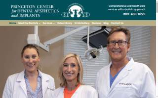 Princeton Center for Dental Aesthetics & Implants website