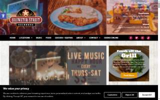 Brewsters Restaurant website