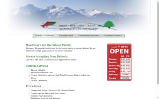 Jordan Creek Family Health Care website