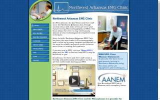 Northwest Arkansas EMG Clinic website