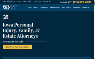 Law Group of Iowa - Personal Injury Lawyers website