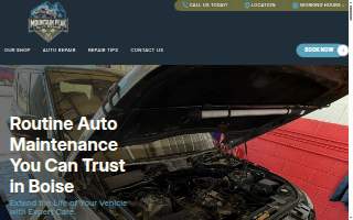 Mountain Peak Auto Repair website