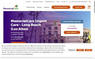 MemorialCare Urgent Care - Long Beach (Los Altos) website