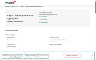 Premium Insurance Agency website