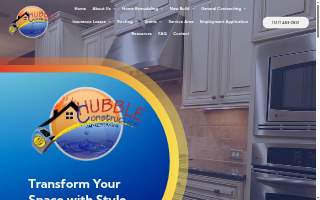 Hubble Construction website